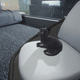 A screenshot of Loopmancer's demo where Xiang is petting his cat.